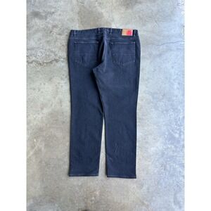 Spoke Build B Jeans Black Straight Japanese 14 Oz Mens 42x31.5
